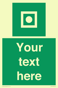 Custom sign safe condition Shipboard general alarm